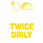 Happy hour twice daily