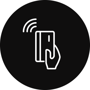 Cashless payments available icon